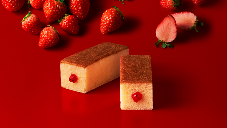 クリームインチーズケーキ（あまおう苺とマスカルポーネチーズ）