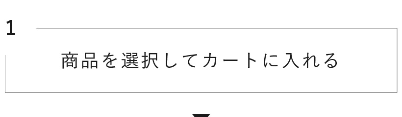 商品を選択してカートに入れる